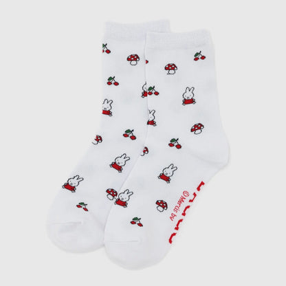 Bamboo Woven Crew Socks
