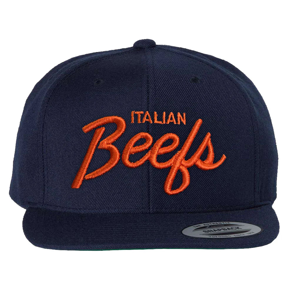 Italian Beef Chicago Bears Spoof Embroidered Baseball Cap