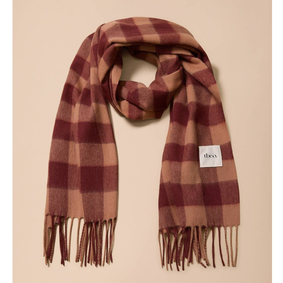 Lambswool Oversized Patterned Scarf