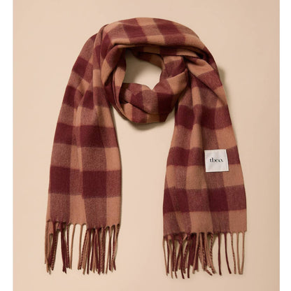 Lambswool Oversized Patterned Scarf