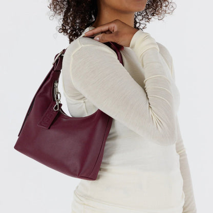 Mini Recycled Leather Shoulder Bag