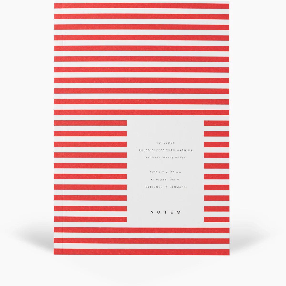 Vita Striped Paper-Cover Notebook