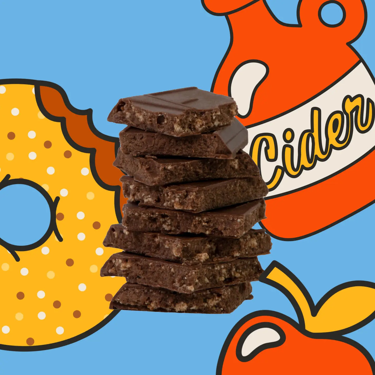 Apple Cider Donuts Milk Chocolate Truffle Bar
