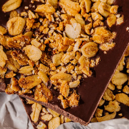 Apple Crisp Dark Chocolate Bar