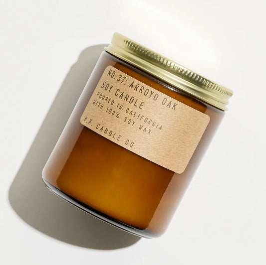 Arroyo Oak Amber Jar 7.2 Oz Soy Candle