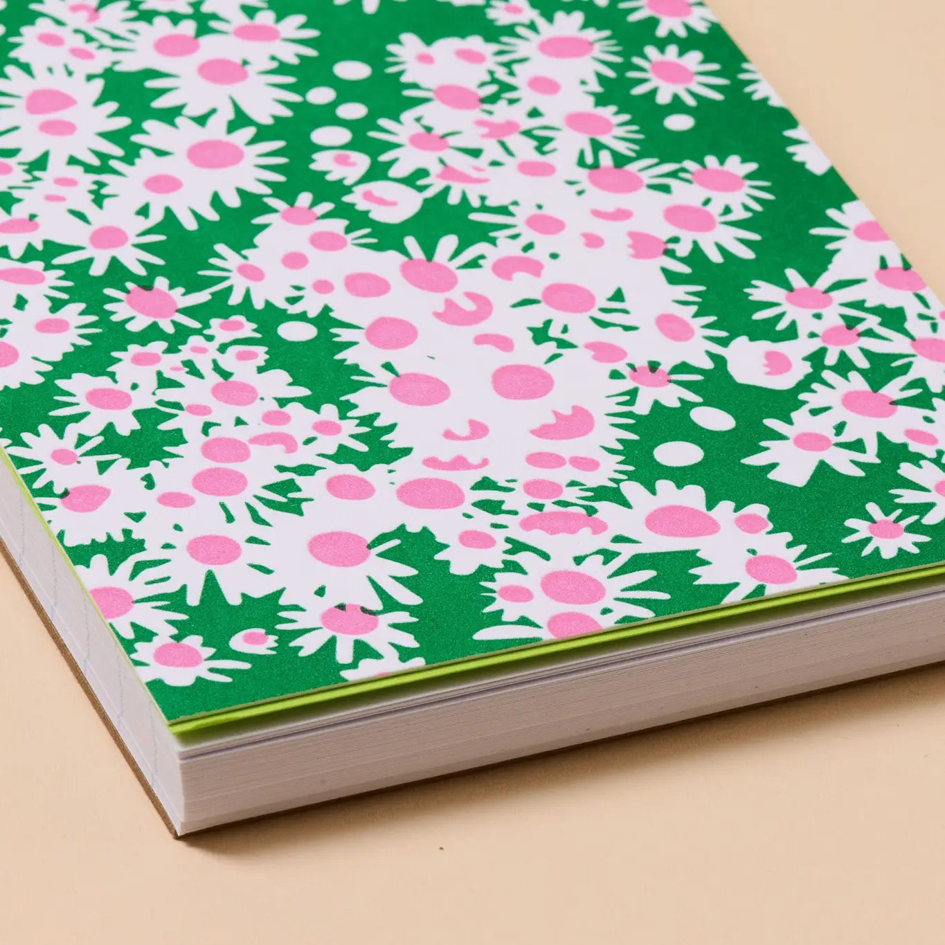 Aster Wildflower Reporter's Spiral Bound Letterpress Notebook