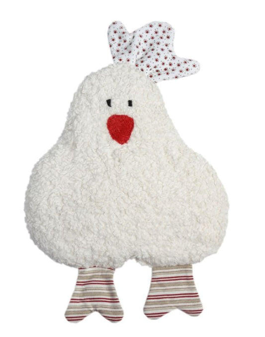 Organic Cotton Chicken Rattle