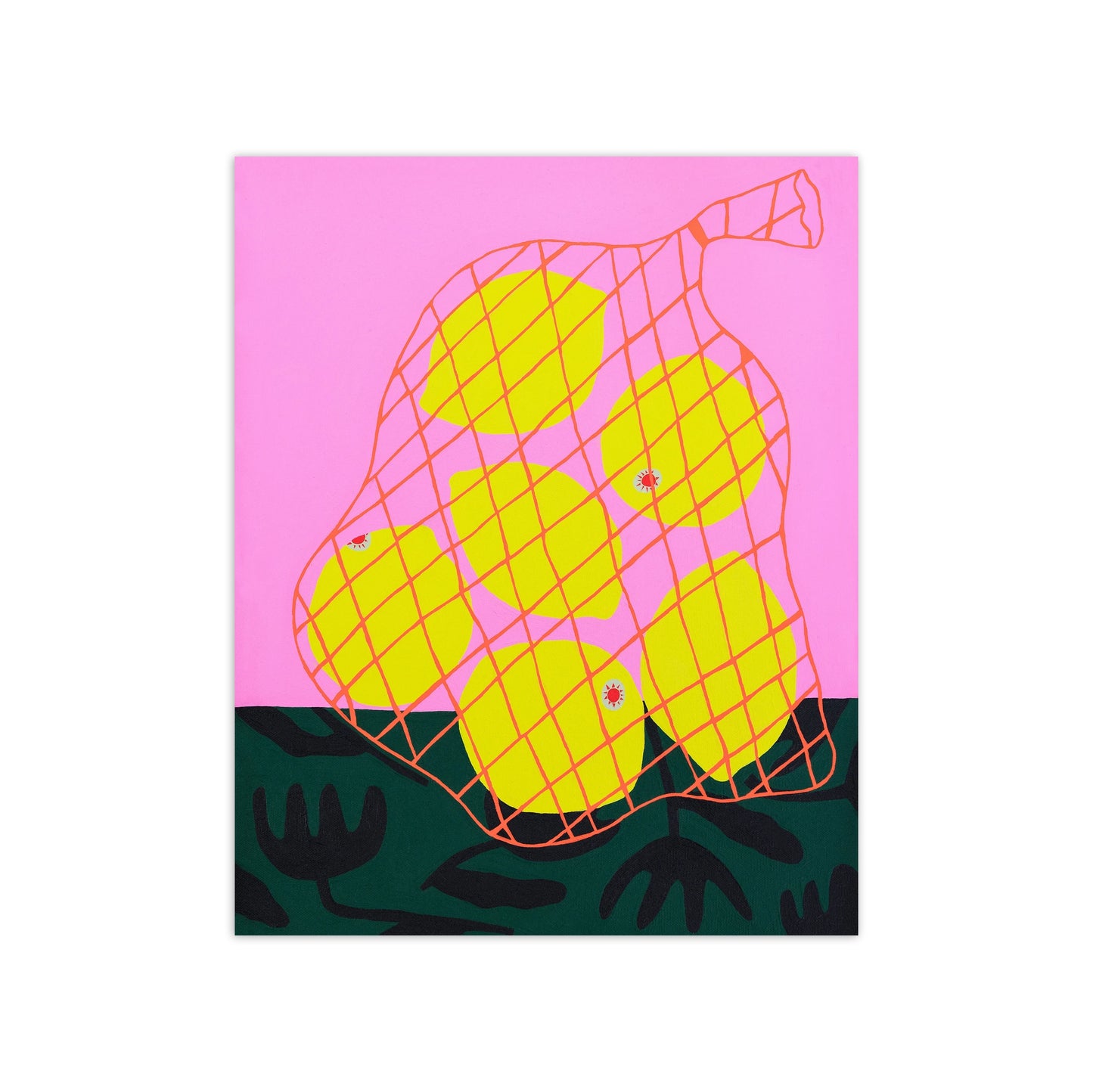 Net Bag of Lemons 8" x 10" Print
