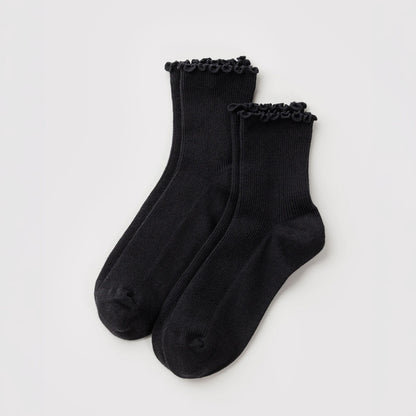 Lettuce Ruffle Edge Women's Socks