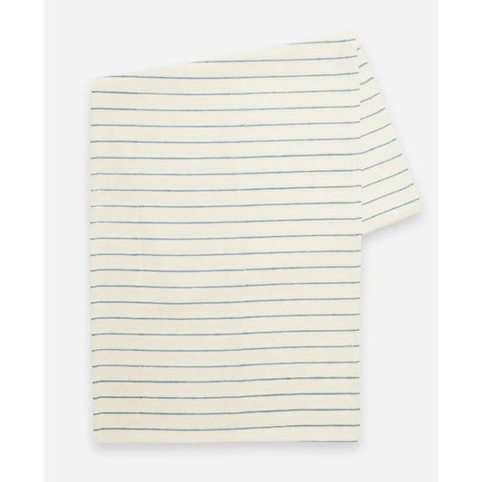 Striped Cotton Block Print 80" Table Runner