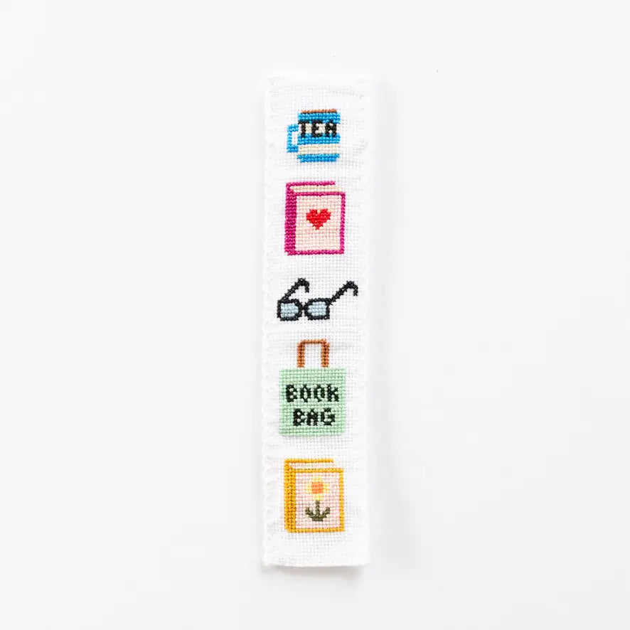 Bookish Cross Stitch Bookmark Kit