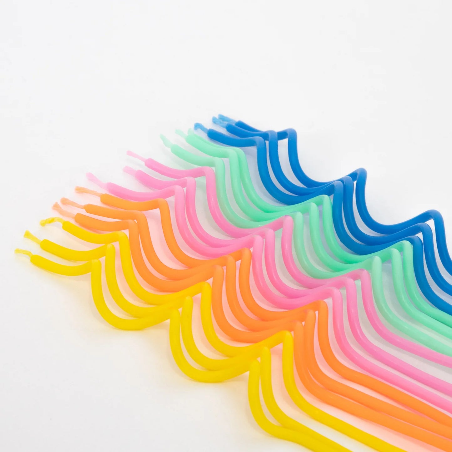 Mixed Bright Swirly 5" Candles (Pack of 20)