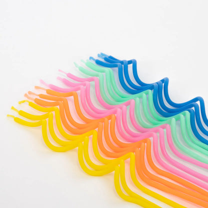 Mixed Bright Swirly 5" Candles (Pack of 20)