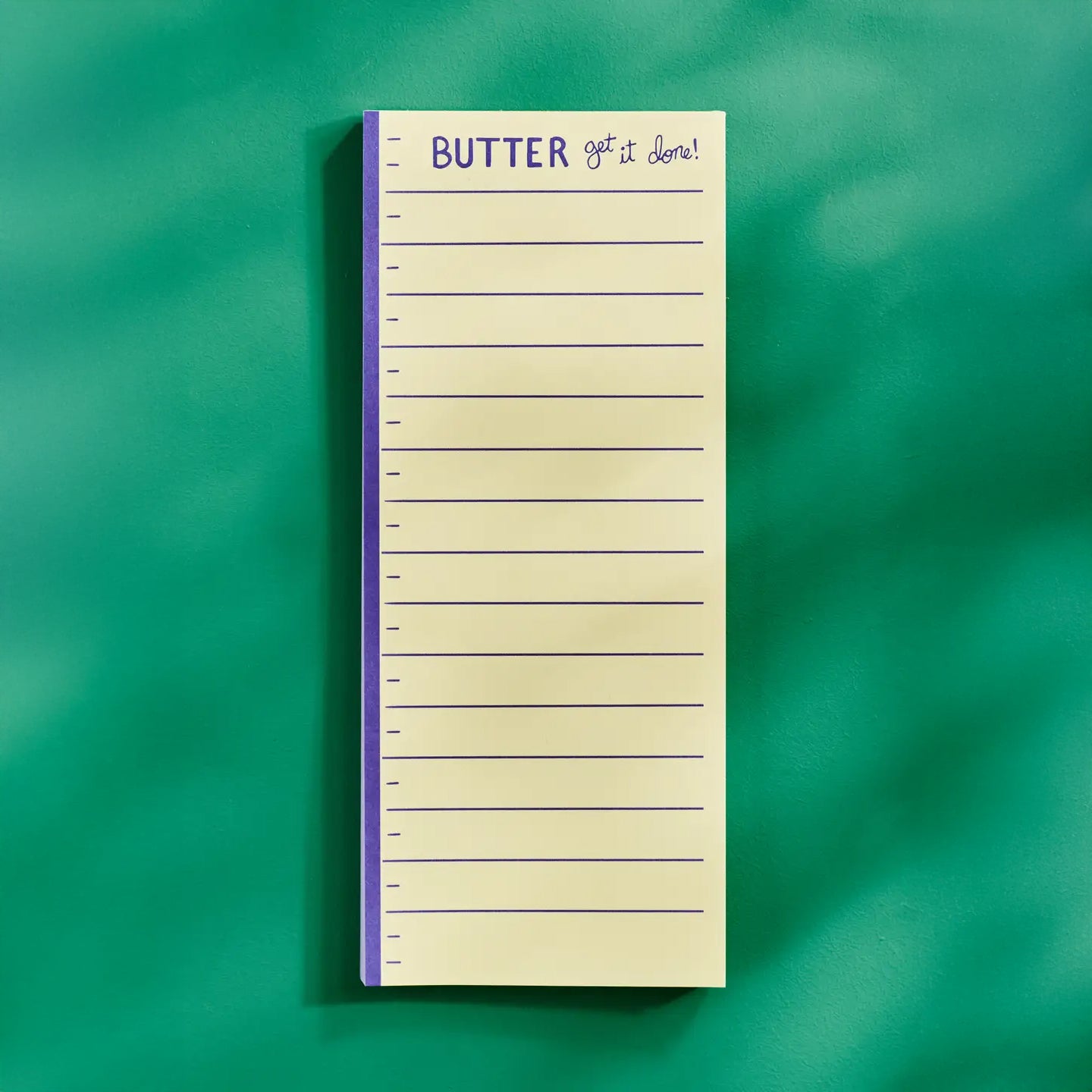 Butter Get It Done List Notepad