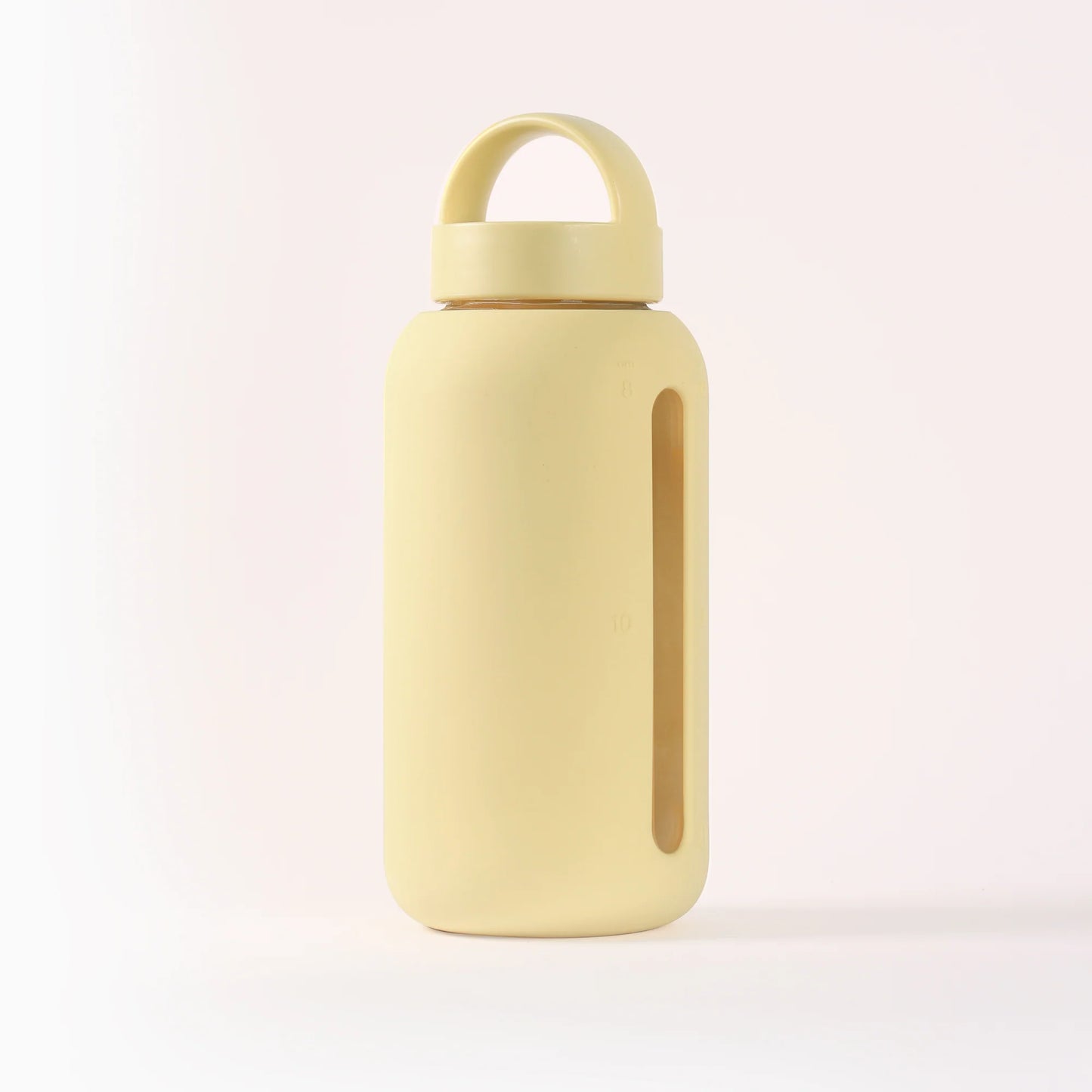 Glass & Silicone Reusable 27 Oz Day Water Bottle