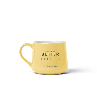 Better With Butter Ceramic Coffee Mug