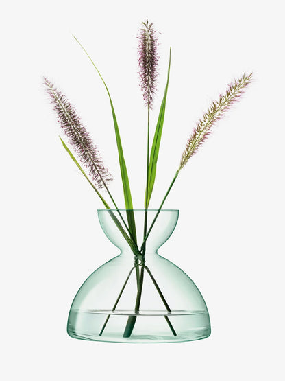 Canopy Handmade Recycled Glass 7.5"T Domed Vase
