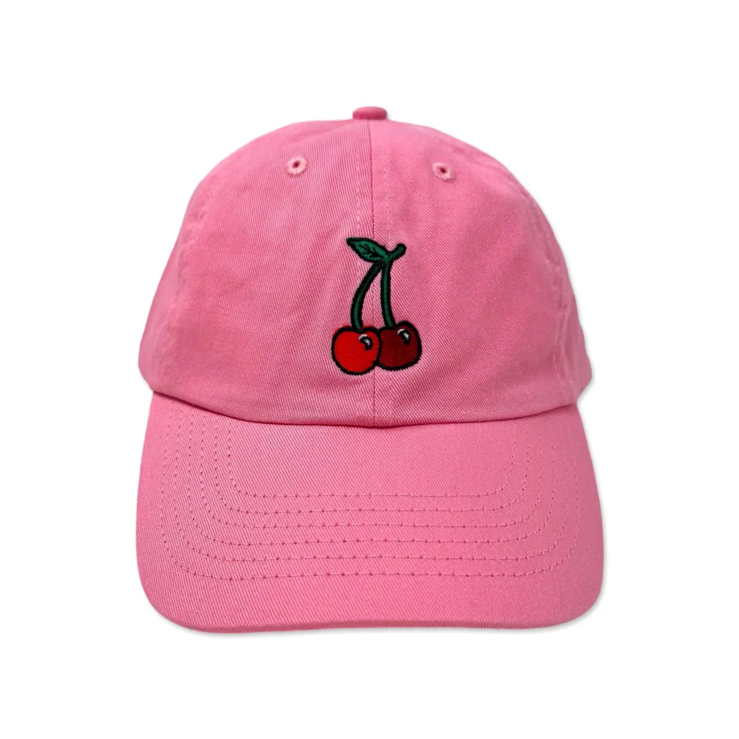 Cherries Embroidered Baseball Cap
