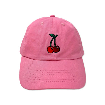 Cherries Embroidered Baseball Cap