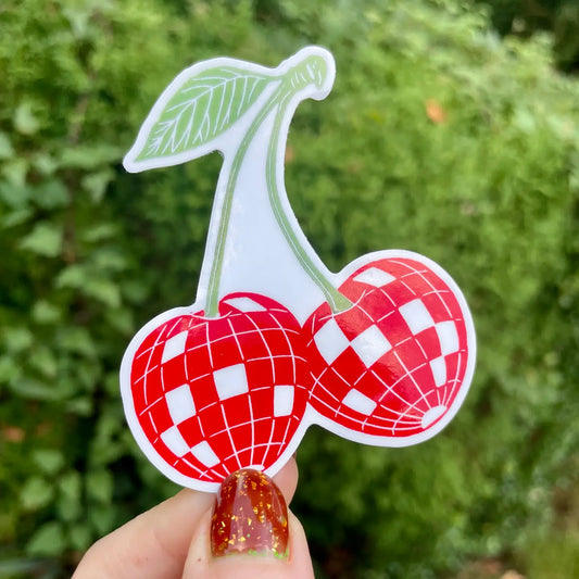 Disco Cherry Sticker