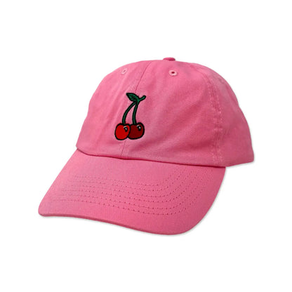 Cherries Embroidered Baseball Cap