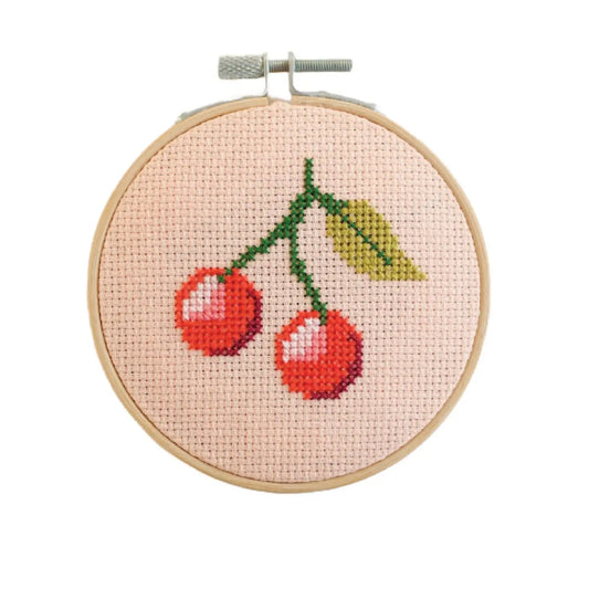 Cherry 4" Cross Stitch Kit