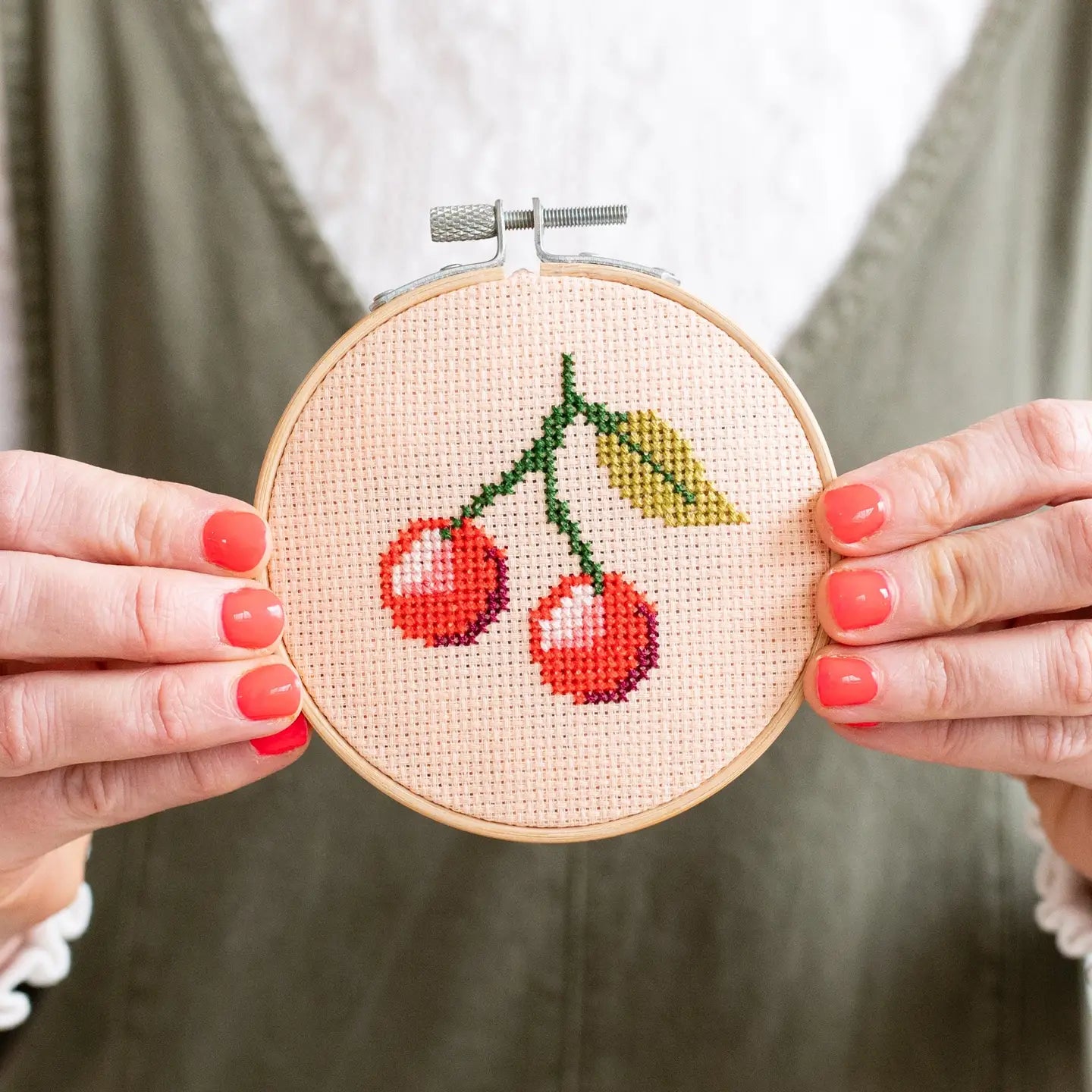 Cherry 4" Cross Stitch Kit
