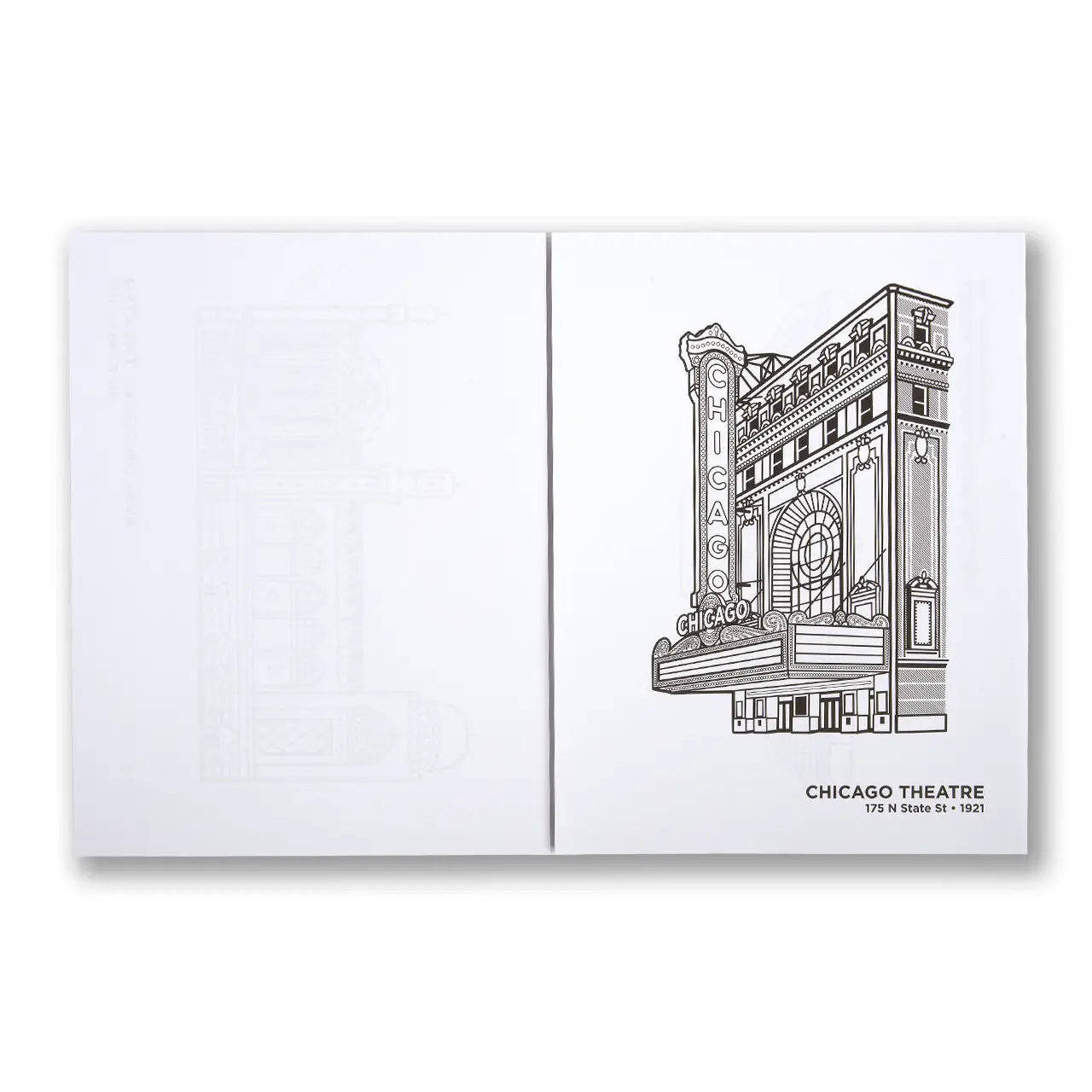 Chicago Architecture Coloring Book
