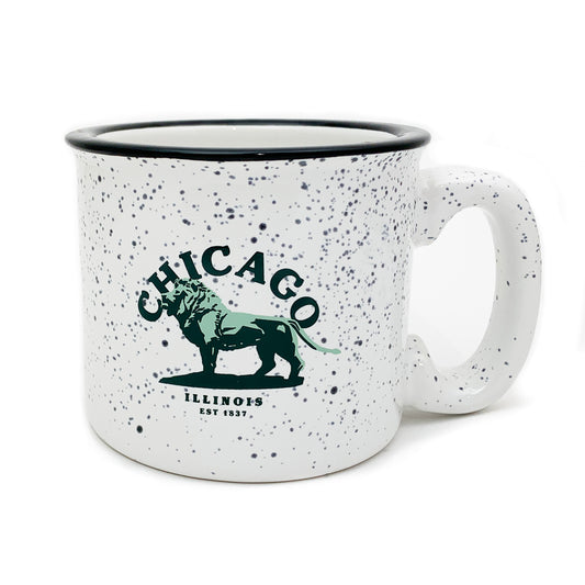 Chicago Art Institute Lion 15 oz Campfire Coffee Mug