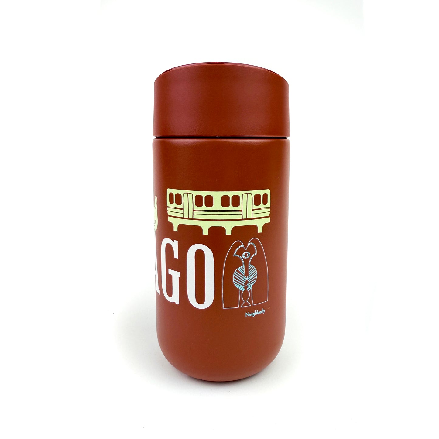 Neighborly Chicago 12 Oz Thermal Travel Mug