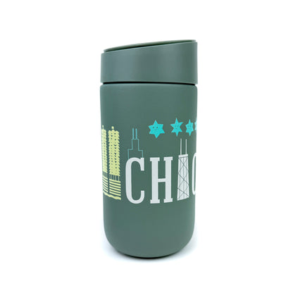 Neighborly Chicago 12 Oz Thermal Travel Mug