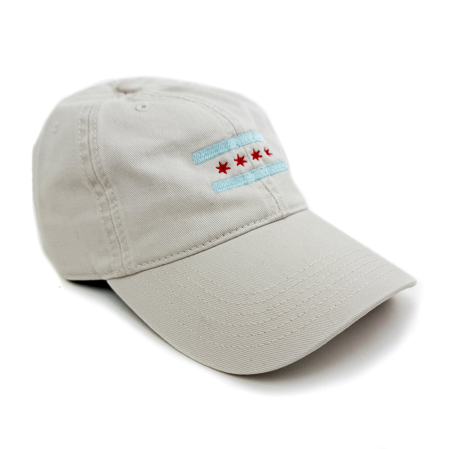 Chicago Flag Embroidered Baseball Cap