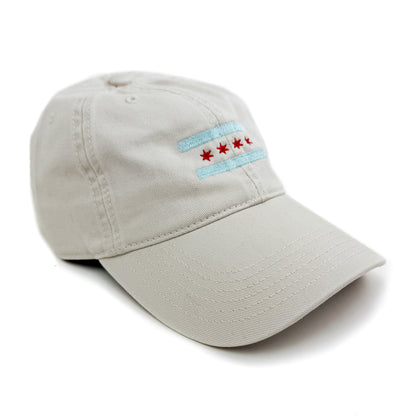 Chicago Flag Embroidered Baseball Cap