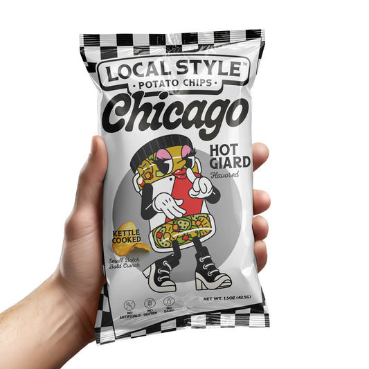 Hot Giardiniera Local Style Potato Chips
