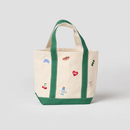 Chicago Icons Embroidered Tote Bag