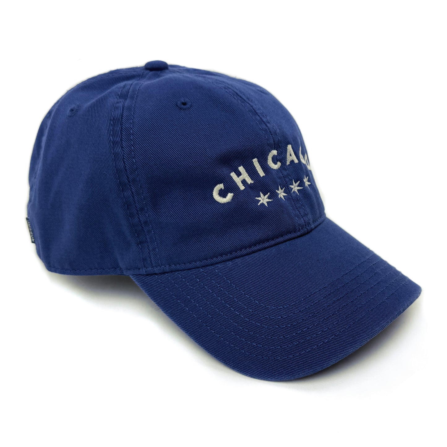 Chicago Type With Stars Embroidered Baseball Cap