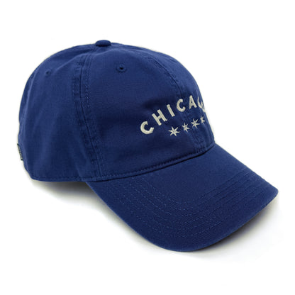 Chicago Type With Stars Embroidered Baseball Cap