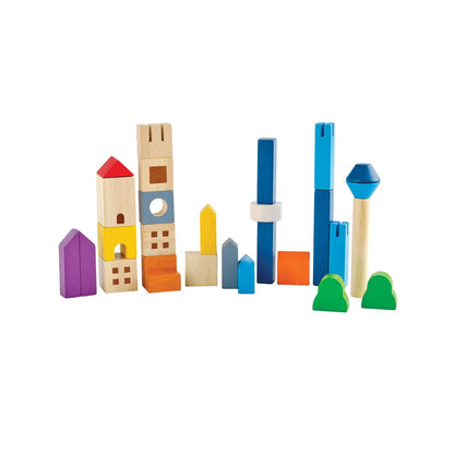 Cityscape Blocks Sustainable Wood Baby Toy Set