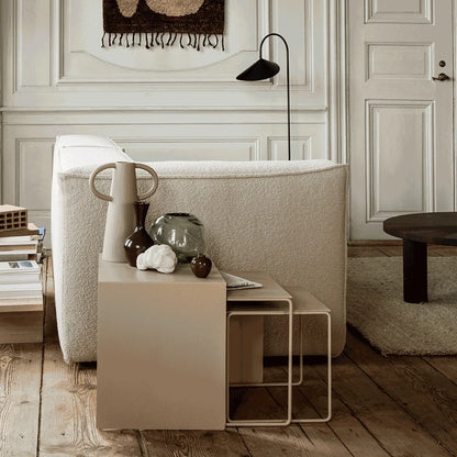 Cluster Nesting Metal Side Tables (Set of 3)