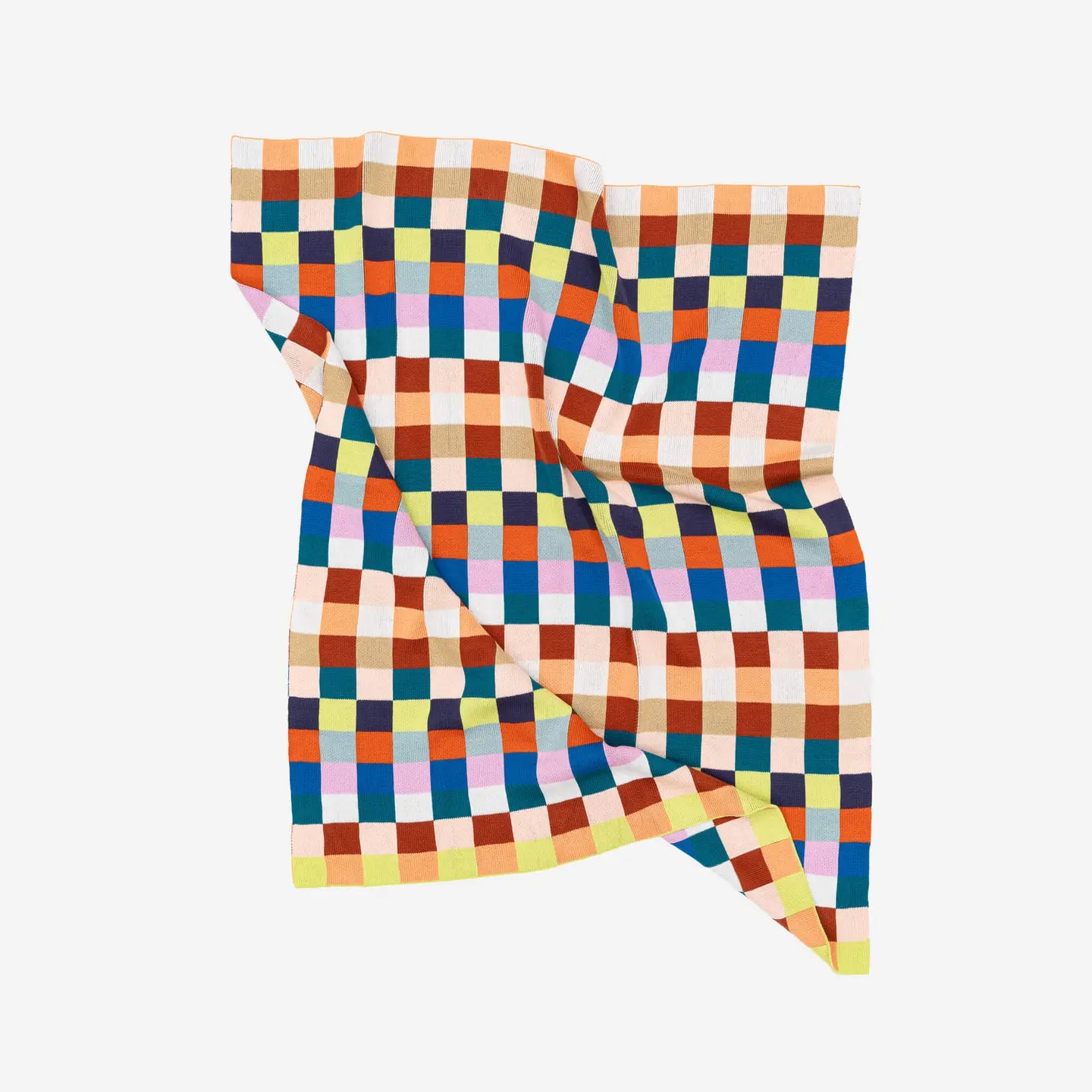 Color Patch 50" x 60" Knit Throw Blanket
