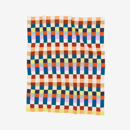 Color Patch 50" x 60" Knit Throw Blanket
