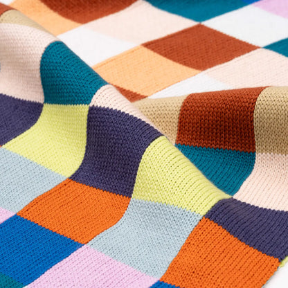 Color Patch 50" x 60" Knit Throw Blanket