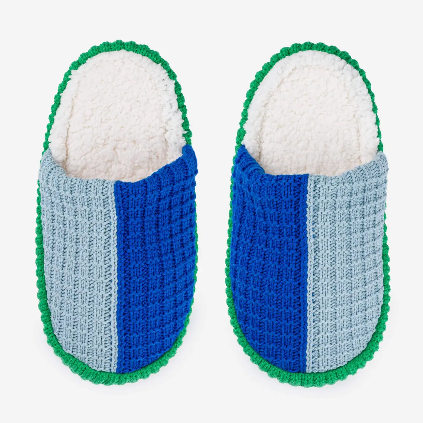 Colorblock Slide Knit Slippers