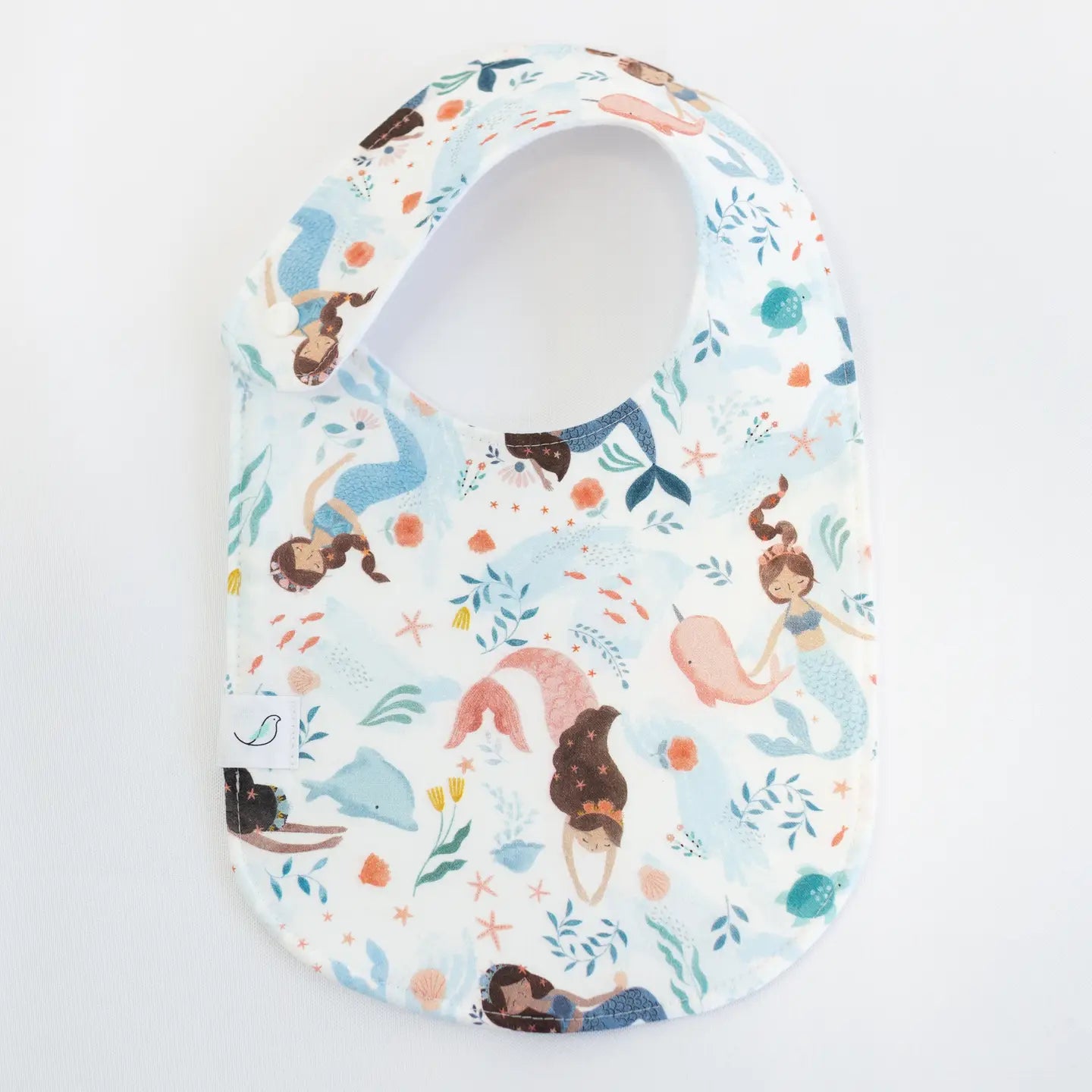 Cotton Snap Baby Bib