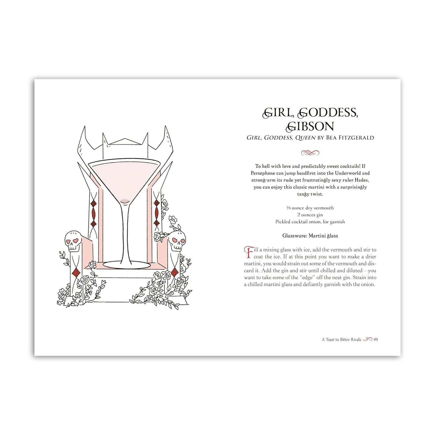 A Coupe of Thorns and Rosé Cocktail Book