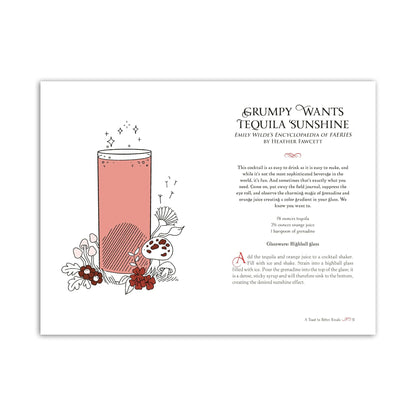 A Coupe of Thorns and Rosé Cocktail Book