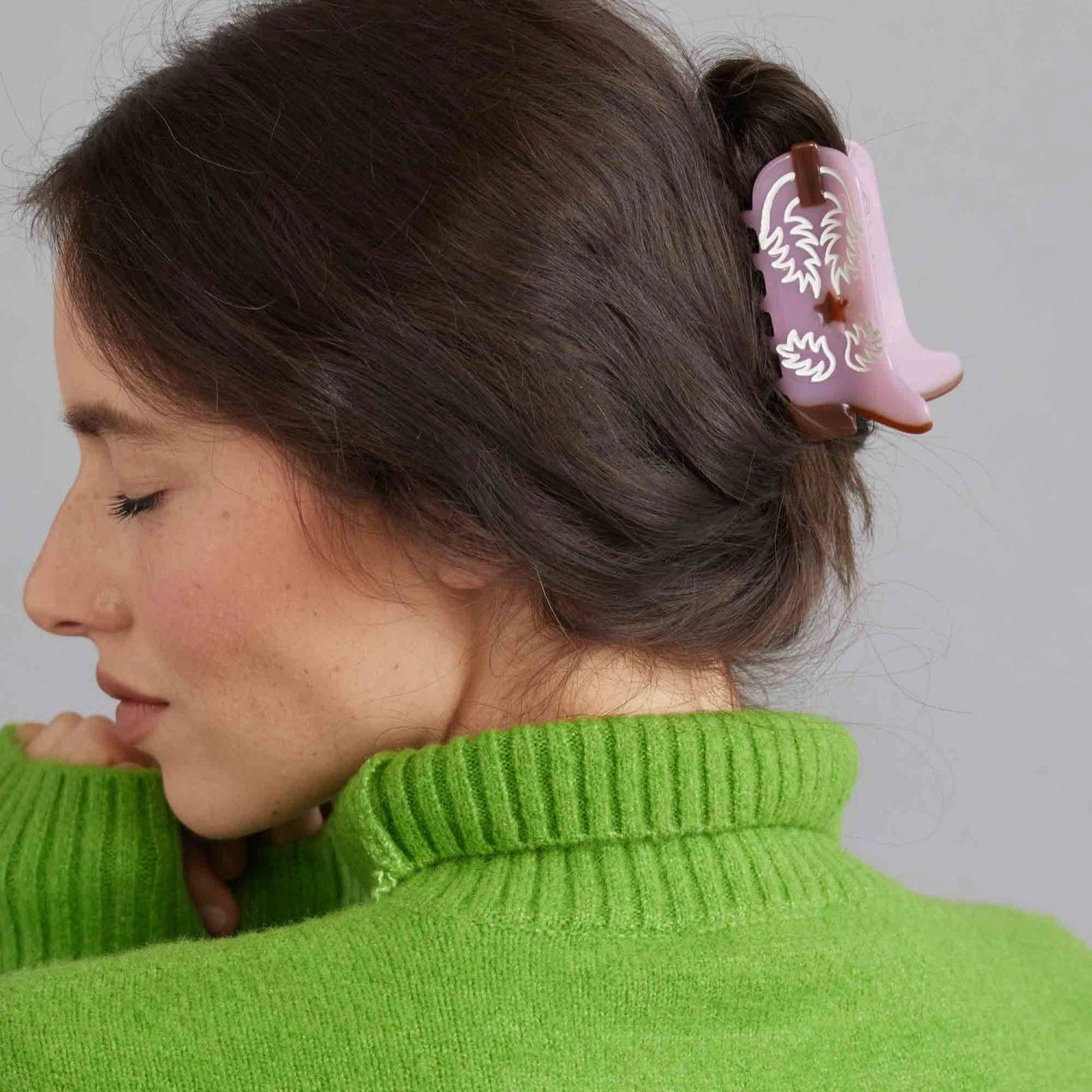 Cowboy Boot Eco Hair Clip