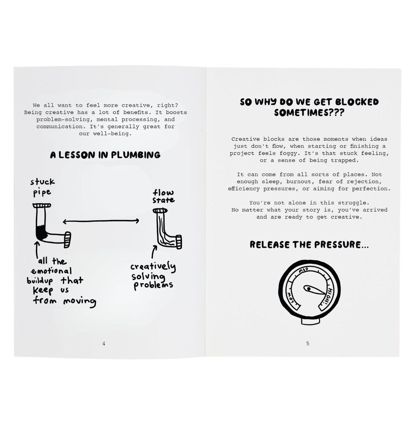 Creative Unblocker 6" x 8.5" Journal Notebook