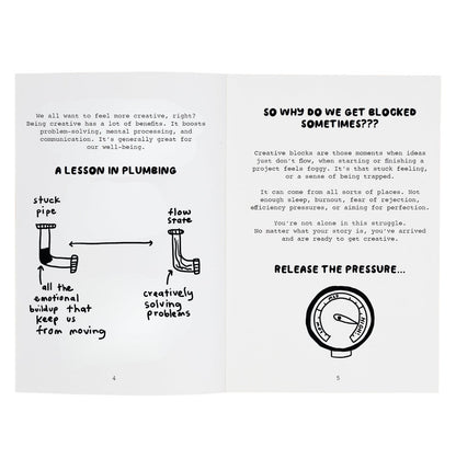 Creative Unblocker 6" x 8.5" Journal Notebook