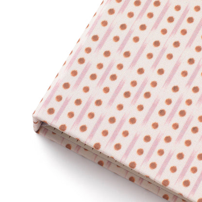 Ikat Stripe Fabric Hardcover Undated Planner